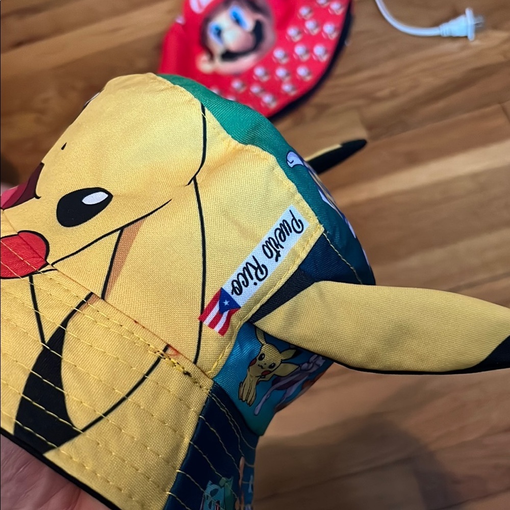 Nintendo Pikachu and Mario Bucket Hats - Picture 6 of 10